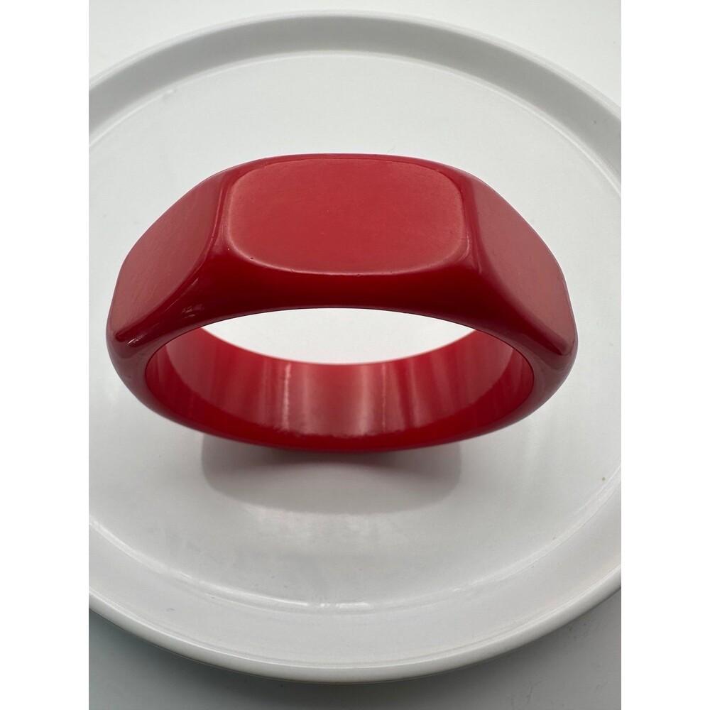 Vintage red Bakelite bangle Bracelet